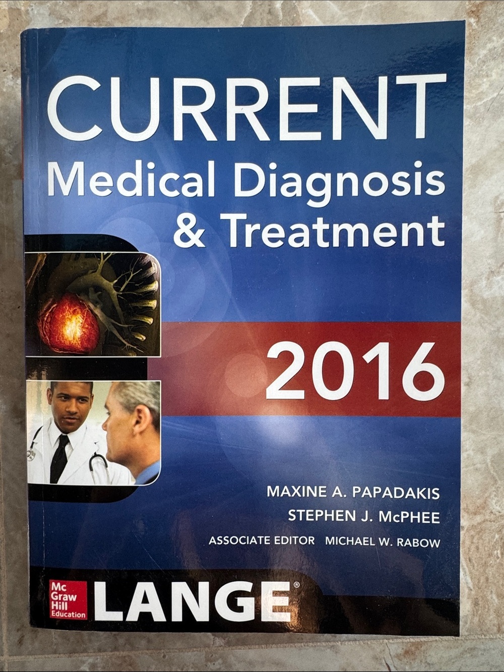 CURRENT Medical Diagnosis & Treatment 2016 Textbook